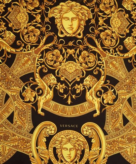 versace wallpaper gold and black|Versace plates wallpaper.